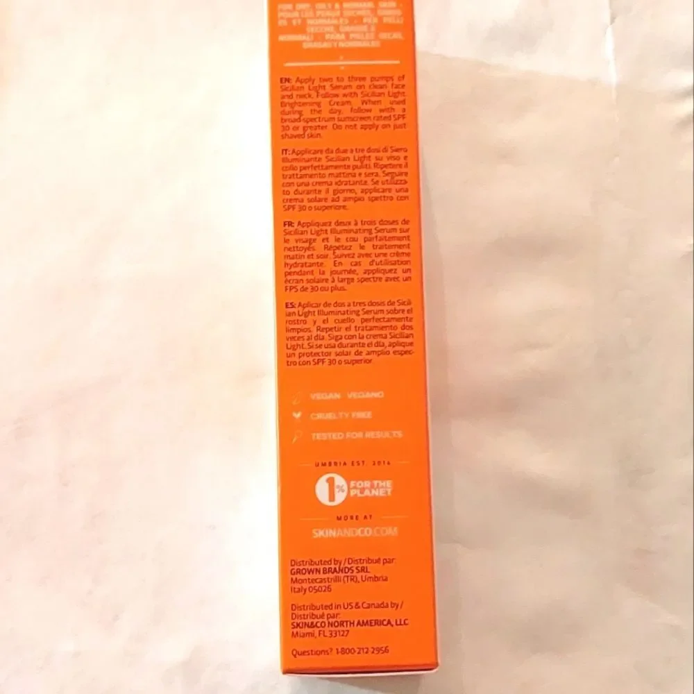 Skin & Co Women's Sicilian Light™️ Brightening Serum 1.0 oz NWT